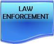 law enforcement in black text  on blue background